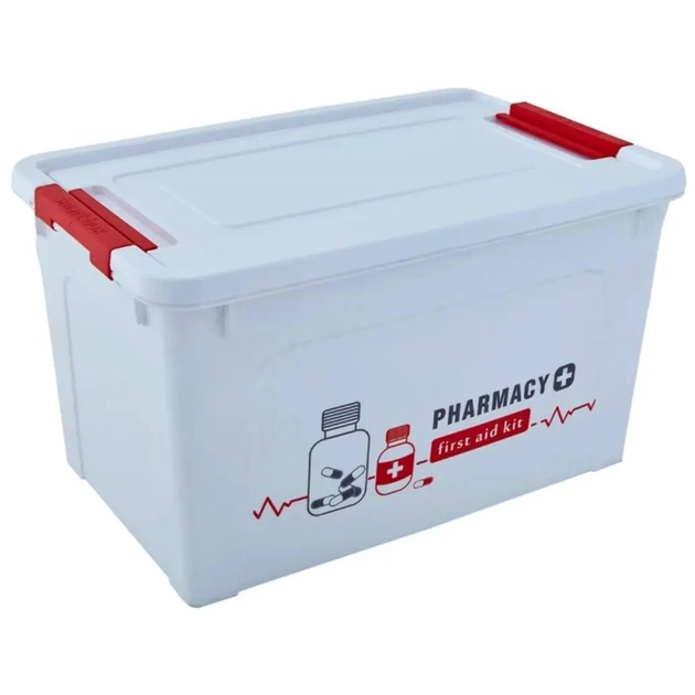 Контейнер для зберігання Алеана Смарт-бокс із затиском Аптечка 3.5 л (127006) - picture 1