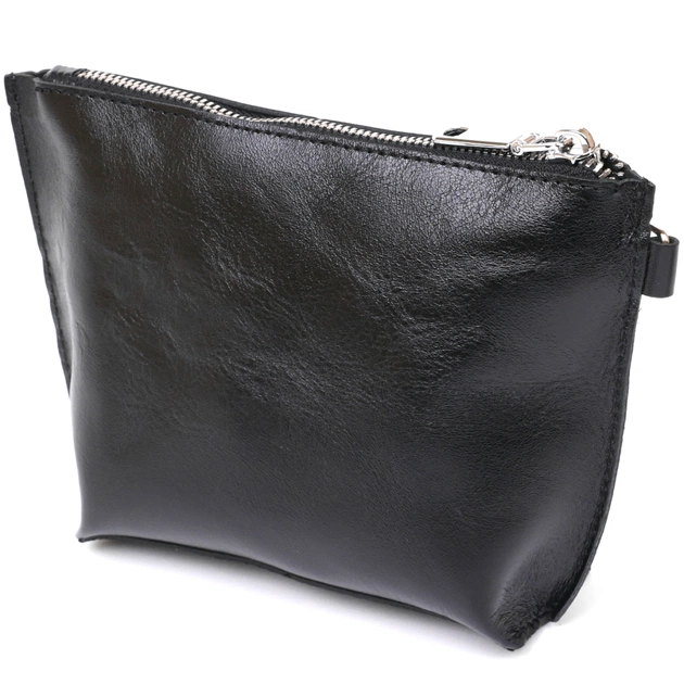 Косметичка Shvigel Шкіряна Чорна (16409) - зображення 2