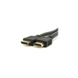 Кабель мультимедійний HDMI M to HDMI M 0.3m V1.4 black Merlion (YT-HDMI(M)/(M)HS-0.3m) - зменшене зображення 1