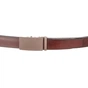 Ремінь Vintage З натуральної шкіри з матовою автоматичною пряжкою Коричневий (20217) - зменшене зображення 2
