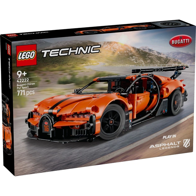 Конструктор LEGO Technic Гиперкар Bugatti Chiron Pur Sport (42222) - изображение 1