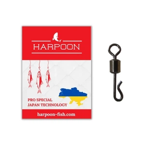 Вертлюг Harpoon швидкознімний No.4 7шт Срібний (2700000024874) изображение 1