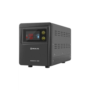 Пристрій безперебійного живлення REAL-EL RESERVE-500 (EL122100003) изображение 1