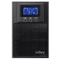 ИБП NJOY Aten Pro 1000 (PWUP-OL100AP-AZ01B), Online, 3 x Schuko, USB, LCD, металл - уменьшенное изображение 1