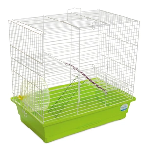 Клітка для гризунів Природа "Гоша" 44x44x27 см біла/зелена (4823082415311) изображение 1
