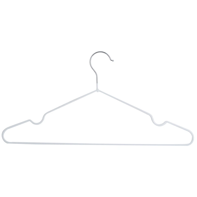 Плічка Idea Home Металеві в силіконі Білі 40.5 х 21 х 0.3 см 8 шт. (6722133) - picture 2