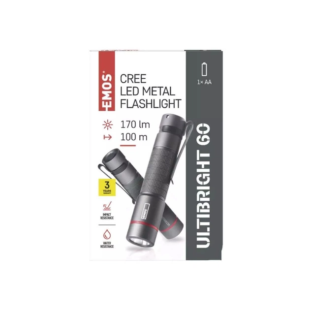 Ліхтар EMOS P3160 170Lm 1AAA Metal (P3160) - изображение 10