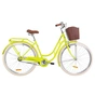 Велосипед Дорожник 28" RETRO рама-19" 2019 салатовий, багажник + кошик (OPS-D-28-144) - зменшене зображення 1