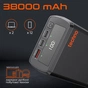 Універсальна мобільна батарея Techno PDC130 38000mAh PD 130W QC 3.0 Black - зменшене зображення 2
