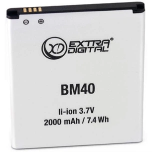 Аккумуляторная батарея Extradigital Xiaomi Redmi 1s Dual SIM (BM40) 2000 mAh (BMX6439) изображение 1