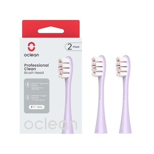 Насадка для зубної щітки Oclean P1C13 P02 Professional Clean Brush Head Purple (2 шт) (6970810554151) зображення 1