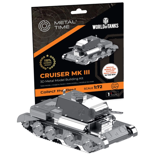 Конструктор Metal Time колекційна модель Cruiser Mk III (MT064) - зображення 1