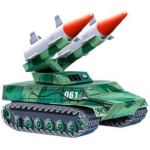 Збірна модель Умная бумага Зенітно-ракетний комплекс серії Військова техніка (61) зображення 1