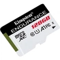Карта пам'яті Kingston 128GB microSDXC class 10 UHS-I U1 A1 High Endurance (SDCE/128GB) - зменшене зображення 2