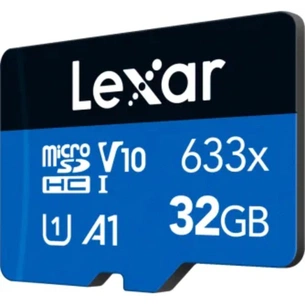 Карта пам'яті Lexar 32GB microSDXC class 10 UHS-I V10 A1 High Performance 633x (LMS0633032G-BNNNG) зображення 1