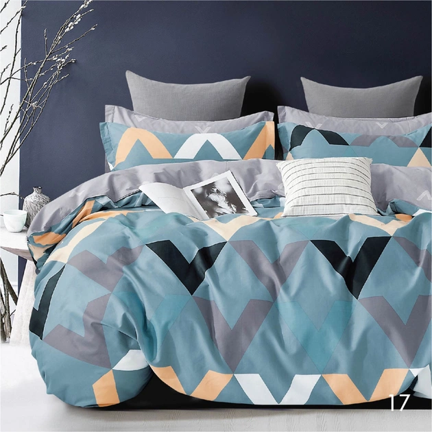 Постільна білизна Isleep двоспальна Сатин Twill 17 (17_dv_Isleep) - зображення 1