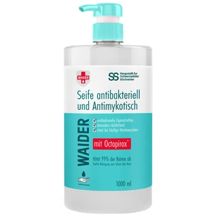 Рідке мило Waider антибактеріальної та протигрибкової дії 1000 мл (4823098410942) зображення 1