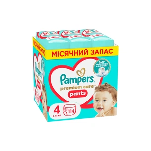 Підгузки Pampers Premium Care Pants Розмір 4 (9-15 кг) 114 шт (8700216829359) зображення 1