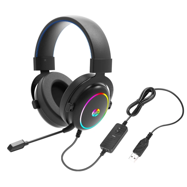 Навушники HP DHE-8005S RGB 7.1 Black (DHE-8005S) - зображення 1