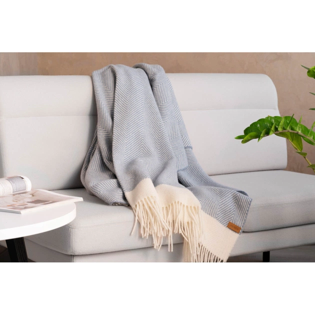 Плед Ardesto Leonardo Bianco 140x200 см, блакитний (ART0503LB) - picture 7