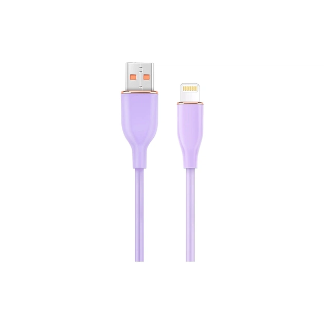 Дата кабель USB 2.0 AM to Lightning 1.5m 2.1A Cablexpert (CC-USB2S-AM8PM-1.5M-P) - изображение 1