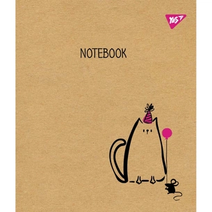 Зошит Yes А5 Sketch Animal Крафт 18 аркушів лінія 5 дизайнів 10 шт (765088) зображення 1