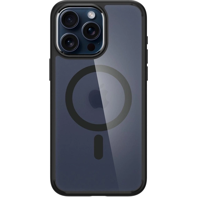 Чохол до мобільного телефона Spigen Apple iPhone 15 Pro Max Ultra Hybrid MagFit Frost Black (ACS06581) - изображение 1