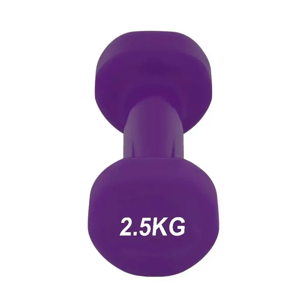 Гантель PowerPlay 4125 Achilles 2.5 кг Фіолетова (PP_4125_2.5kg) - picture 5
