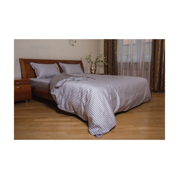 Підковдра Billerbeck DAISY сатин кедрово-зелена 205х225 см (CN3730010UA2 113 AL) - зображення 1