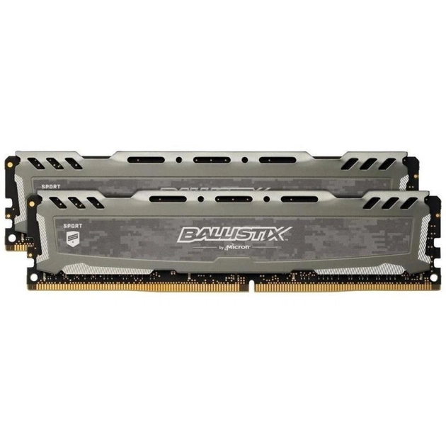Модуль пам'яті для комп'ютера DDR4 8GB (2x4GB) 2666 MHz Ballistix Sport Micron (BLS2K4G4D26BFSB) - изображение 1