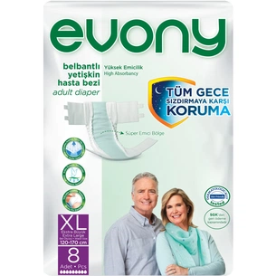 Подгузники для взрослых Evony 4 Extra Large 8 шт (8690536849154) изображение 1
