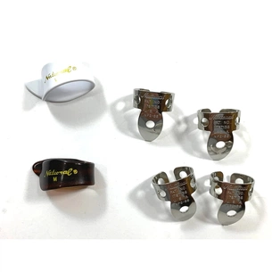 Медіатор D'Addario National Pick Variety Pack - Finger and Thumb Picks 6 Pack Stainless Steel (NP2SS7T8W-06) зображення 1