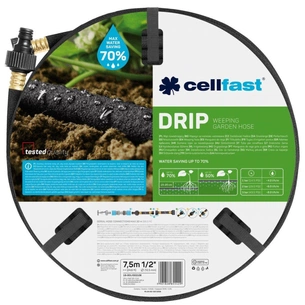 Шланг для поливу Cellfast DRIP для крапельного поливу, 1/2", 7.5м (19-001) изображение 1