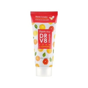 Пінка для вмивання FarmStay DR.V8 Vitamin Foam Cleansing Вітамінна 100 мл (8809469775885) зображення 1