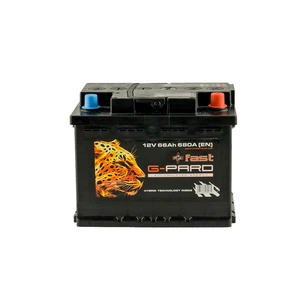 Акумулятор автомобільний G-Pard 66 Аh/12V Fast Euro (TRC066-F00) зображення 1