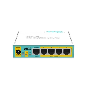 Маршрутизатор Mikrotik hEX PoE lite (RB750UPr2) зображення 1