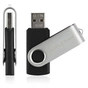 USB флеш накопичувач eXceleram 16GB P1 Series Silver/Black USB 2.0 (EXP1U2SIB16) - зменшене зображення 4