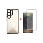 Чохол до мобільного телефона Dengos Kit Samsung Galaxy S25 Ultra Matte + glass (Black) (DG-KM-144) - зменшене зображення 1
