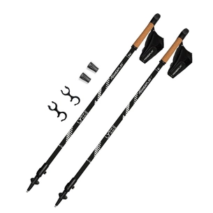 Палиці для скандинавської ходи PowerPlay 9104 Lykke Black/White 80-135 см (PP_9104_LYKKE_Bl/White) изображение 1