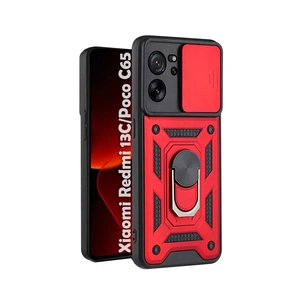 Чохол до мобільного телефона BeCover Military Xiaomi Redmi 13C / Poco C65 Red (710564) зображення 1