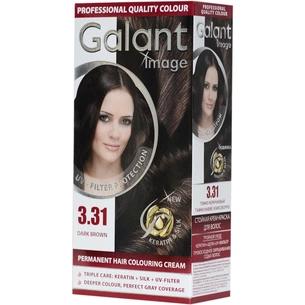 Фарба для волосся Galant Image 3.31 - Темно-коричневий (3800010501316) зображення 1