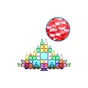 Конструктор Picasso магнітний Tiles Mini Diamond Series Set 100 деталей (817338022327) - зменшене зображення 2