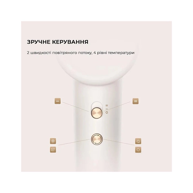 Фен Dreame Gleam White (AHD12A-WH) - зображення 3