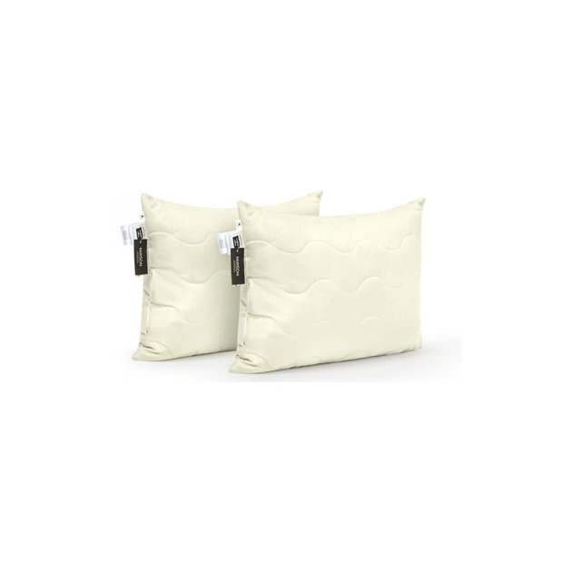 Подушка MirSon Набір EcoSilk №1602 Eco Light Creamy середні (2200002651981) - зображення 1