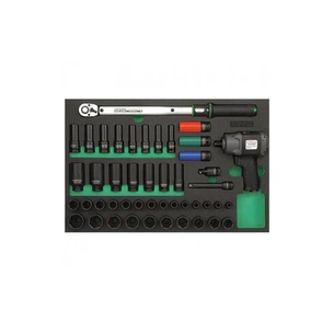 Гайковерт Toptul пневмо з набором ударних головок (GVD4602) зображення 1