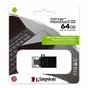 USB флеш накопичувач Kingston 64GB microDuo USB 3.2/microUSB (DTDUO3G2/64GB) - зменшене зображення 3