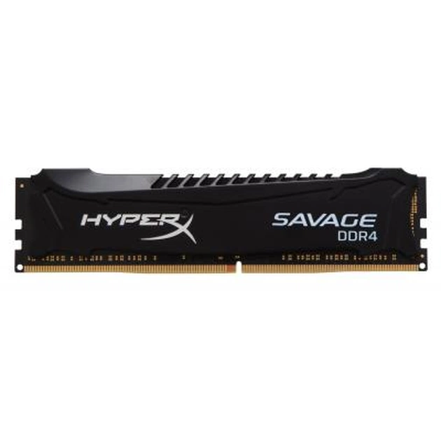 Модуль пам'яті для комп'ютера DDR4 4GB 3000 MHz Savage Blak Kingston Fury (ex.HyperX) (HX430C15SB2/4) - зображення 1