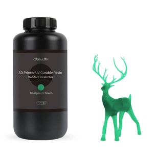 Фотополімерна смола Creality Resin, LCD Standard Plus 1кг, green, transparent (3302020086) зображення 1
