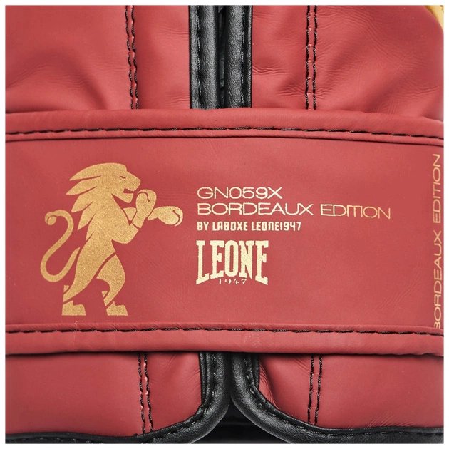 Боксерські рукавички Leone GN059X Bordeaux ED 10 унцій (GN059X_BORDEAUX_10oz) - зображення 9