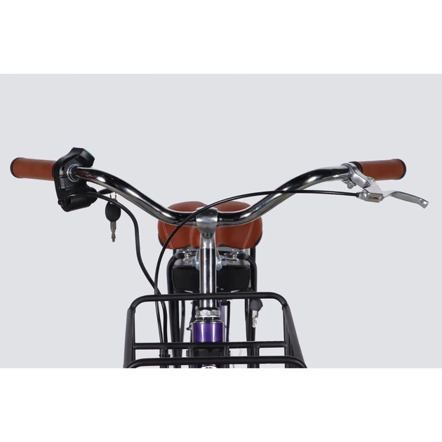 Електровелосипед Dorozhnik 26" eAQUAMARINE BH рама-17" 36B 13А*г 500Вт 2026 фіолетовий (ELB-D-26-295) - picture 6